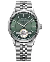 Raymond Weil Men's Swiss Automatic Freelancer Stainless Steel Bracelet Watch 42mm