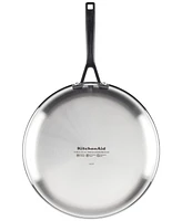 KitchenAid 5-Ply Clad Stainless Steel 12.25" Induction Frying Pan