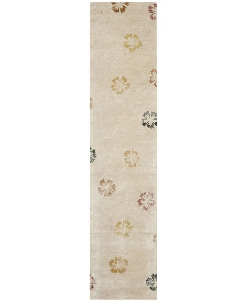 Martha Stewart Collection Garland MSR3267A Rose/Beige 2'3" x 10' Runner Rug