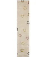 Martha Stewart Collection Garland MSR3267A Rose/Beige 2'3" x 10' Runner Rug