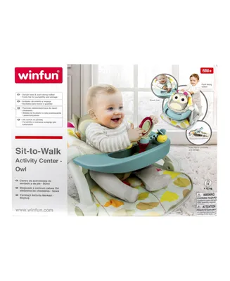 Winfun Sit To Walk Activity Center - Owl - Learning Interactive Toy