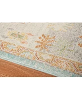 Amer Rugs Bohemian Bhm-3 Aqua and Beige 7'9" x 9'9" Outdoor Area Rug