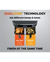 Ninja Foodi DZ201 6-in-1 8 Qt. 2-Basket Air Fryer with DualZone Technology