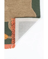 Momeni Atticus Atc-1 Green 4' x 6' Area Rug