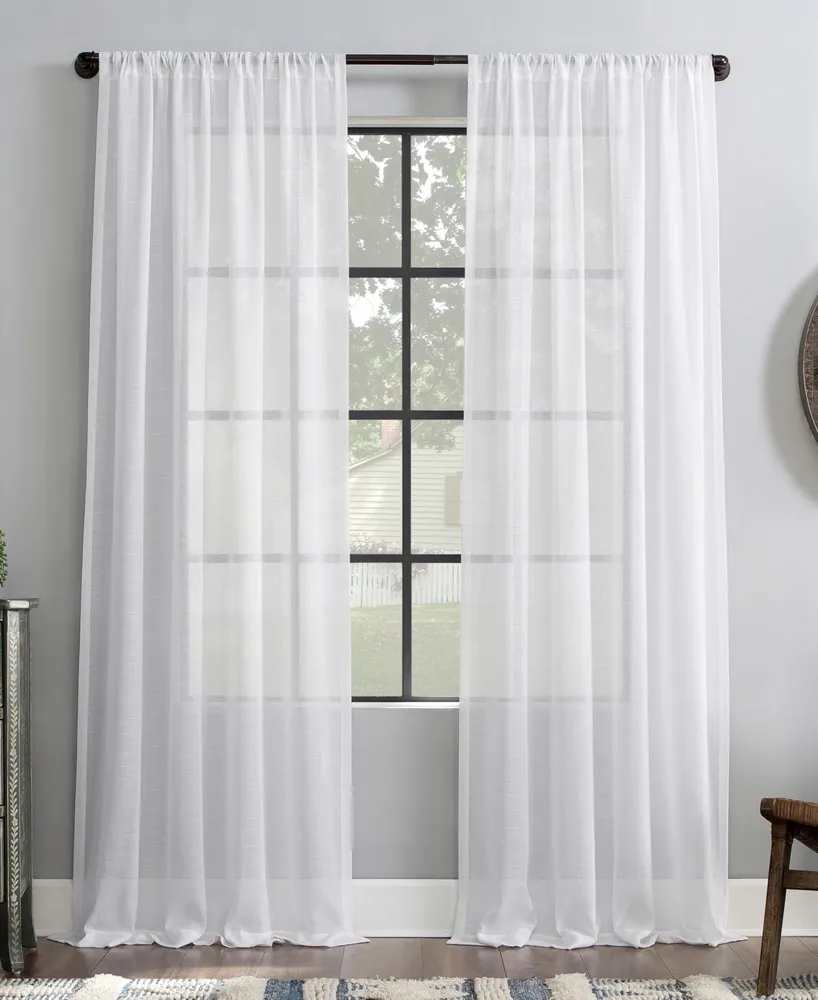 Archaeo Slub Textured Linen Blend Curtain