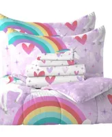 Dream Factory Unicorn Rainbow Bed In A Bag