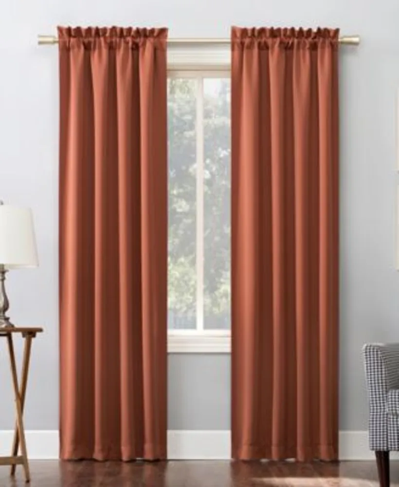 Sun Zero Preston Rod Pocket Blackout Curtain Collection