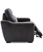 Gabrine Leather Power Recliner, Created for Macy's