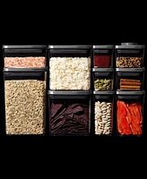 Oxo Steel Pop 12-Piece Food Storage Container Set with Scoop & Labels