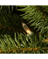 National Tree 4.5' "Feel Real" Downswept Douglas Fir Hinged Tree with 450 Clear Lights