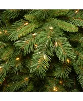 National Tree 6.5' Tiffany Fir Slim Tree with 400 Clear Lights