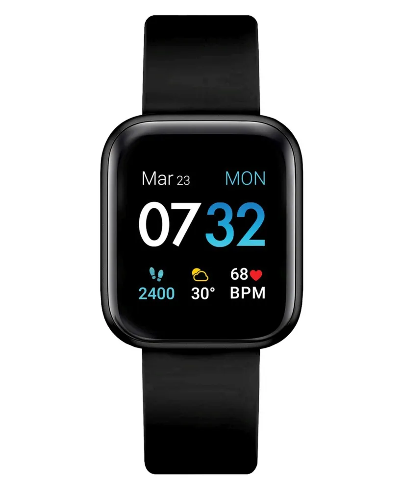 iTouch Air 3 Unisex Heart Rate Black Strap Smart Watch 40mm