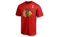 Majestic Chicago Blackhawks Jonathan Toews Men's Authentic Stack Name & Number T-Shirt