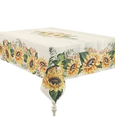 Laural Home Sunflower Day 70x84 Tablecloth