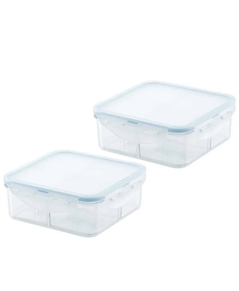 Lock n Lock Purely Better Square 4-Pc. Food Storage Containers with Dividers,  29