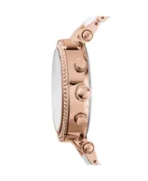 Michael Kors Women's Parker Chronograph Two-Tone Stainless Steel Bracelet Watch 39mm