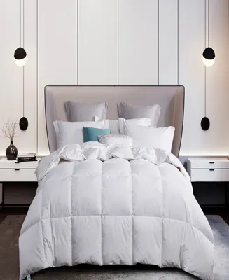 Martha Stewart 50%/50% White Goose Feather & Down Comforter, Full/Queen, Created for Macy's