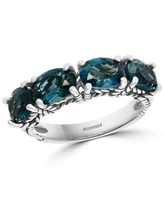 Effy London Blue Topaz Statement Ring (3-3/4 ct. t.w.) Sterling Silver