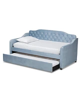 Freda Traditional and Transitional Twin Size Daybed with Trundle