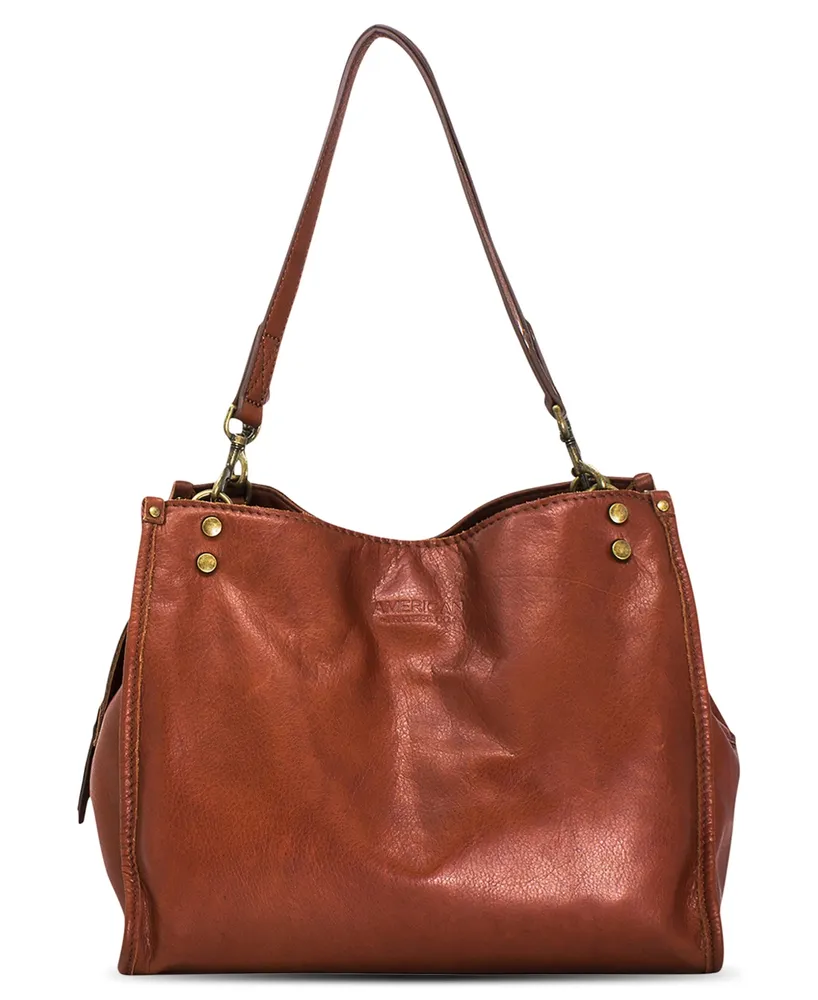 American Leather Co. Women's Lenox Triple Entry Satchel Handbag