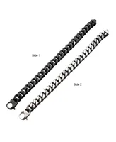 Men's Steel Matte Curb Chain Bracelet