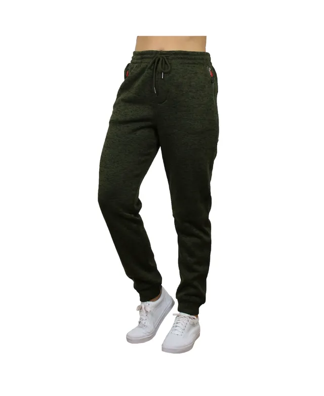 Galaxy By Harvic Women's Loose Fit Jogger Pants With Zipper Pockets - Macy's