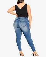 City Chic Women's Harley Chill Out Jean