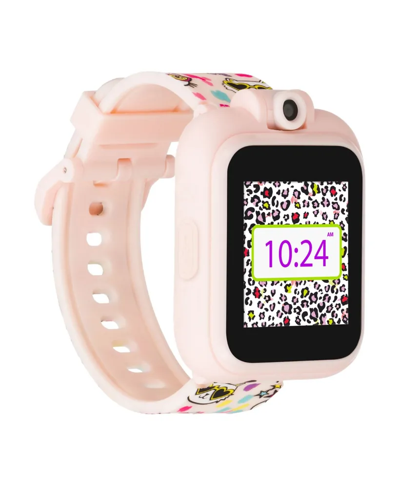 Kid's Playzoom 2 Blush Cat Print Tpu Strap Smart Watch 41mm