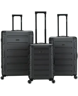 Rockland Boston 3pc Hardside Luggage Set