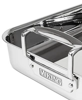 Viking 3-Ply Stainless Steel Roasting Pan with Nonstick Rack