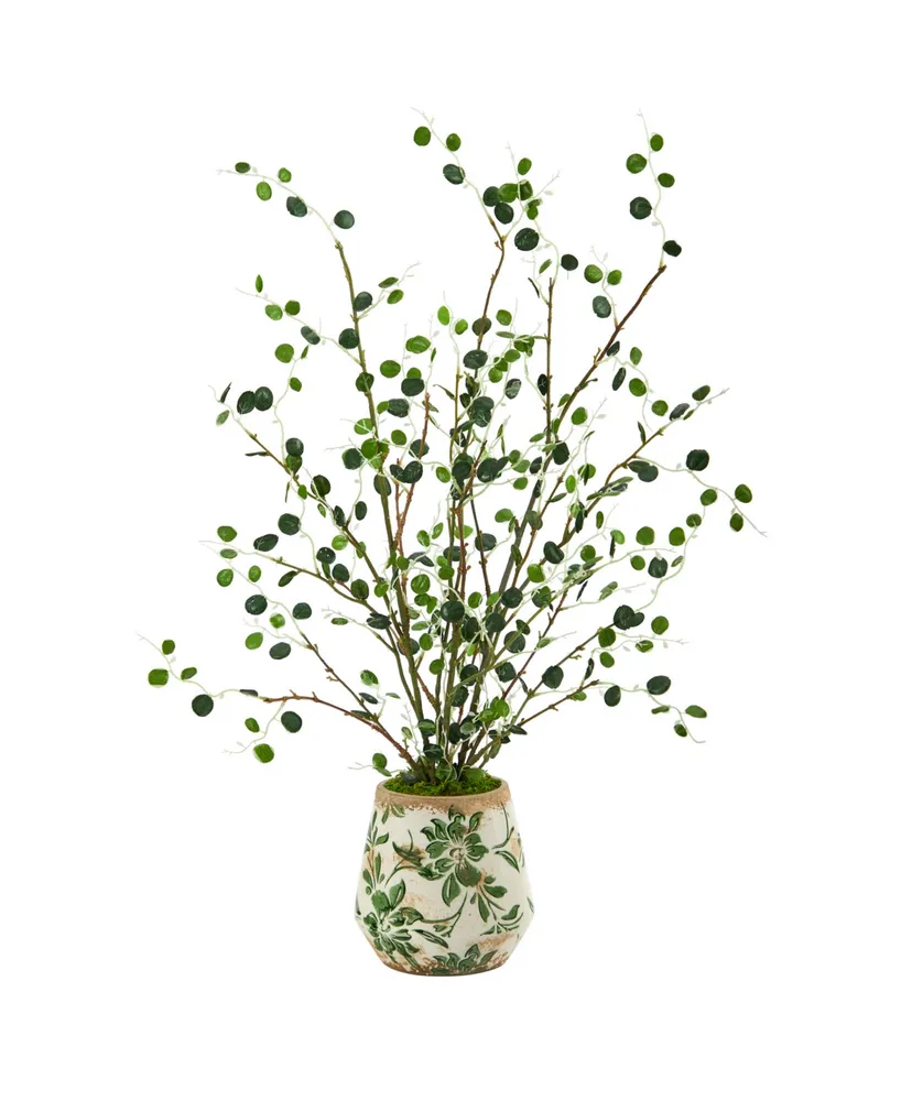 Night Willow Artificial Plant in Floral Planter