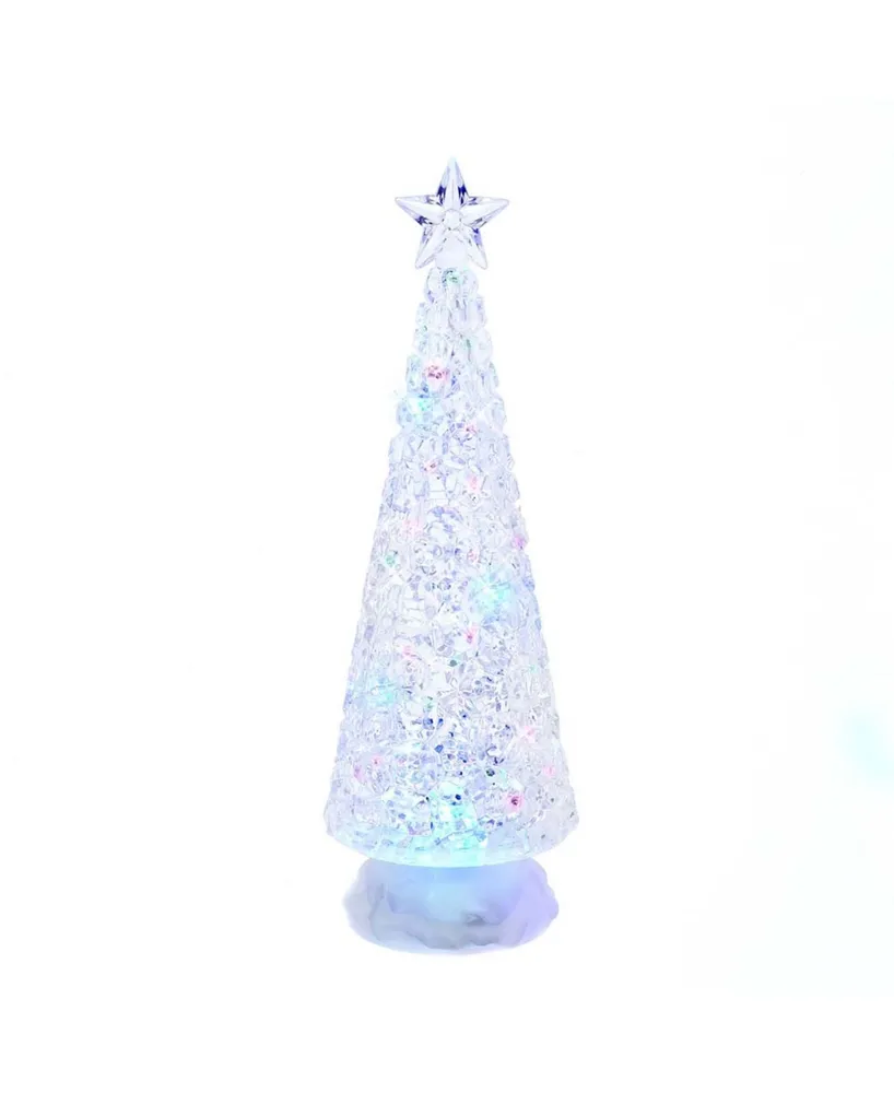 Kurt Adler 13" Battery Operated Led Lit Tree with Water Table Piece