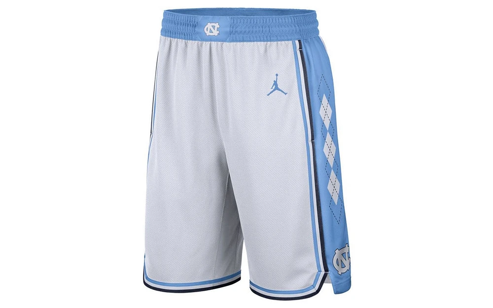 Men's Jordan White North Carolina Tar Heels Replica Team Basketball Shorts