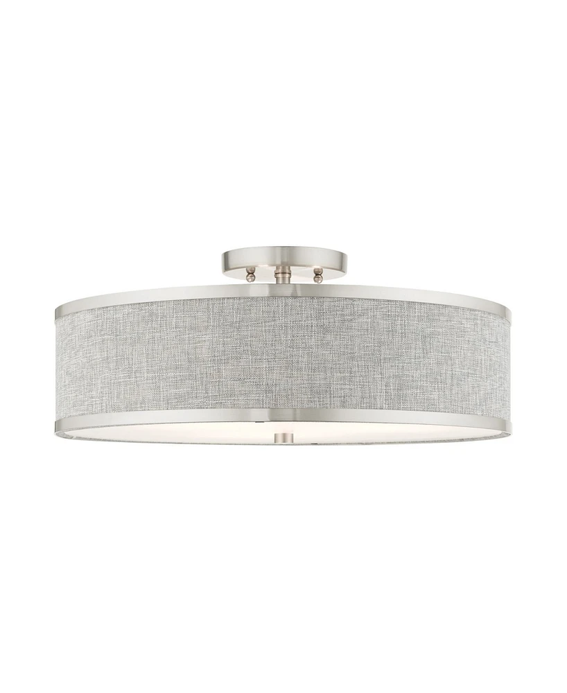 Park Ridge 3 Lights Semi Flush