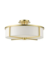 Wesley 4 Lights Semi Flush