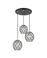 Geometric 3 Lights Pendant