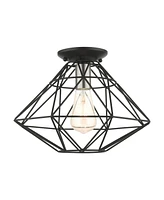 Geometric 1 Light Flush Mount