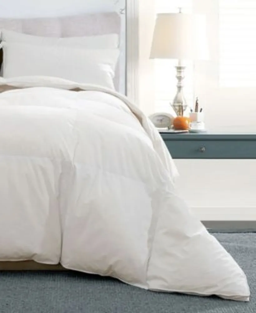 Unikome Medium Weight White Goose Feather Down Comforters With Duvet Tab