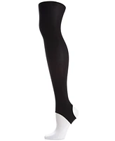 MeMoi Women's Stirrup Opaque Control Top Tights