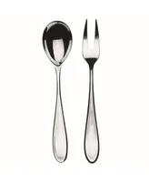 Mepra Serving Set Fork and Spoon Forma Flatware Set, Set of 2