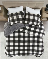 True North by Sleep Philosophy Brooks Down-Alternative Sherpa 3-Pc. Comforter Set, King