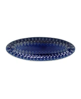 Euro Ceramica Peacock 13" Appetizer Platter