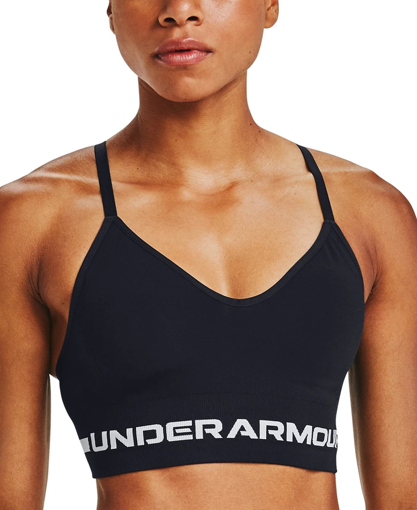 Under Armour Women's Ua Seamless Long-Line Low-Impact Sports Bra