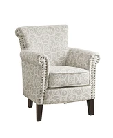 Madison Park Brooke Tight Back Club Chair with Nailheads