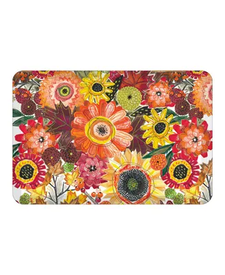 Laural Home Harvest Snippets Kitchen Mat