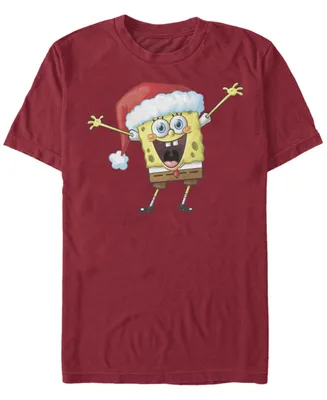 Men's SpongeBob SquarePants Happy Songe Short Sleeve T-shirt