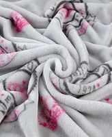 Juicy Couture Plush Throw, 50" x 70"