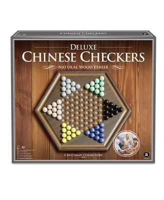 Merchant Ambassador Craftsman Deluxe Chinese Checkers Game Set