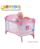 Love Heart Doll Play Yard Baby Doll Accessory - Folds for Easy Storage and Travel