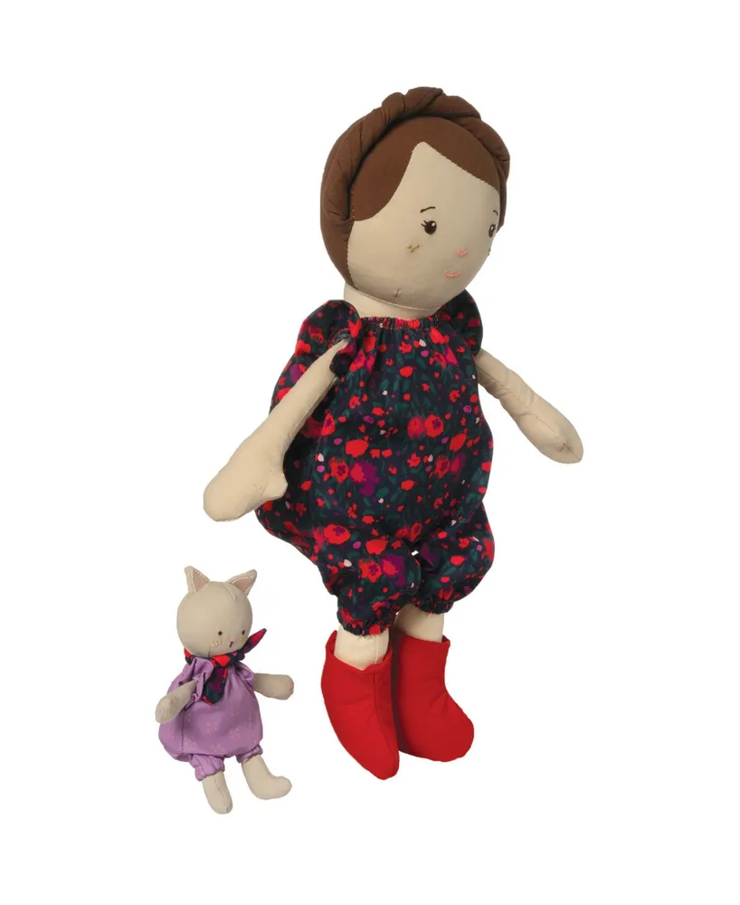 Manhattan Toy Company Playdate Friends Freddie 14" Doll with Companion Stuffed Animal